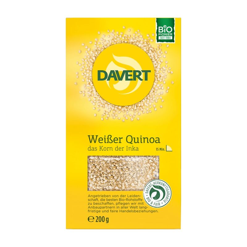 Davert Weißer Quinoa, 200g - Produktbild