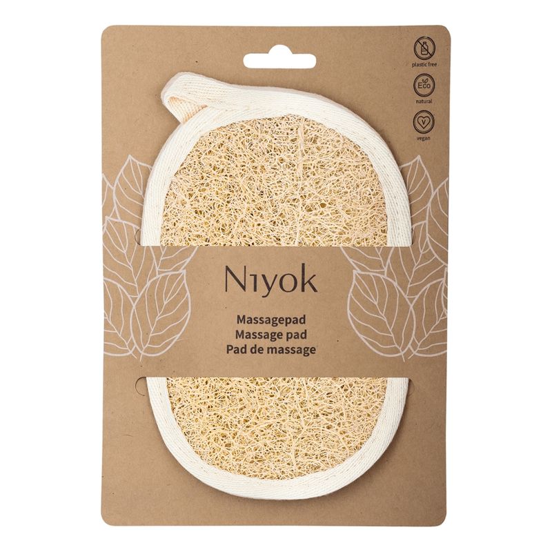 Niyok Massagepad Luffa & Baumwolle - Produktbild