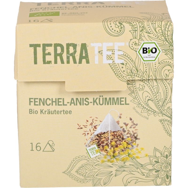 TERRATEE® Terra Tee Bio Kräutertee Fenchel Anis Kümmel - Produktbild