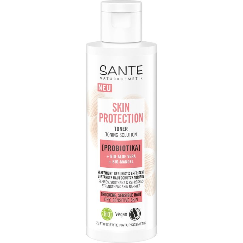 Sante Skin Protection Toner mit Probiotika, Bio-Aloe Vera & Bio-Mandel - Produktbild