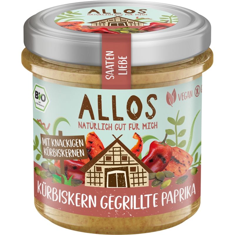 Allos Saatenliebe Kuerbiskern gegrillte Paprika - Produktbild