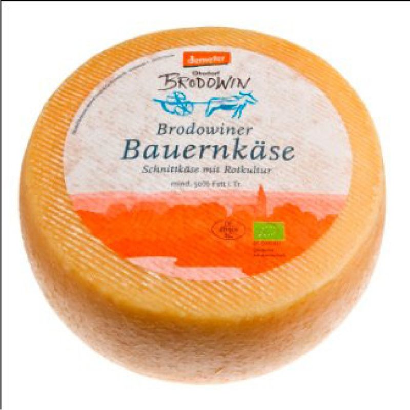 Ökodorf Brodowin Demeter Brodowiner Bauernkäse Natur, 1,8 kg - Produktbild