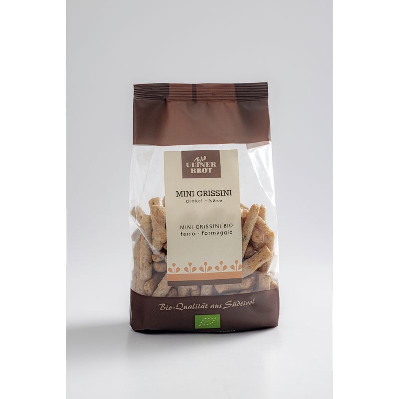 ULTNER BROT KG des Schwienbacher R. & Co. Mini Grissini Dinkel Käse - Produktbild
