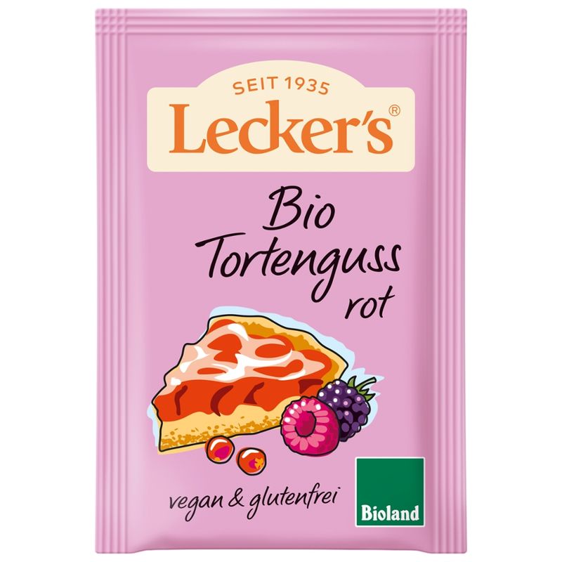 Lecker´s Bio Tortenguss rot - Produktbild