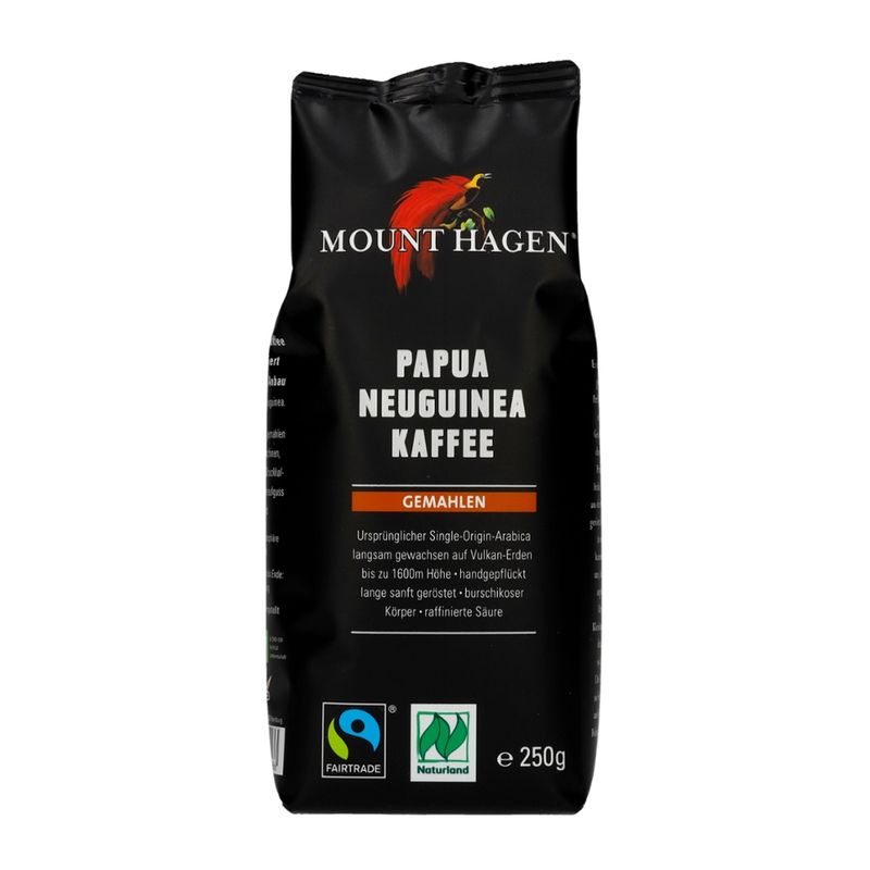 Mount Hagen Papua Neuginea Röstkaffee gemahlen, 250g - Produktbild