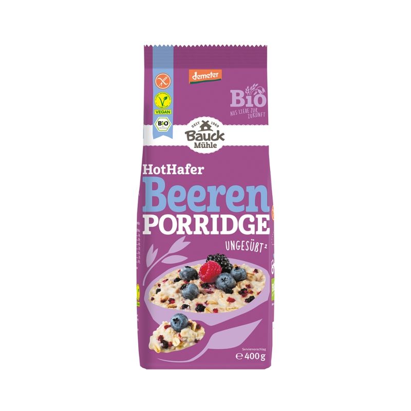 Bauck Mühle Hot Hafer Beeren Porridge - Produktbild