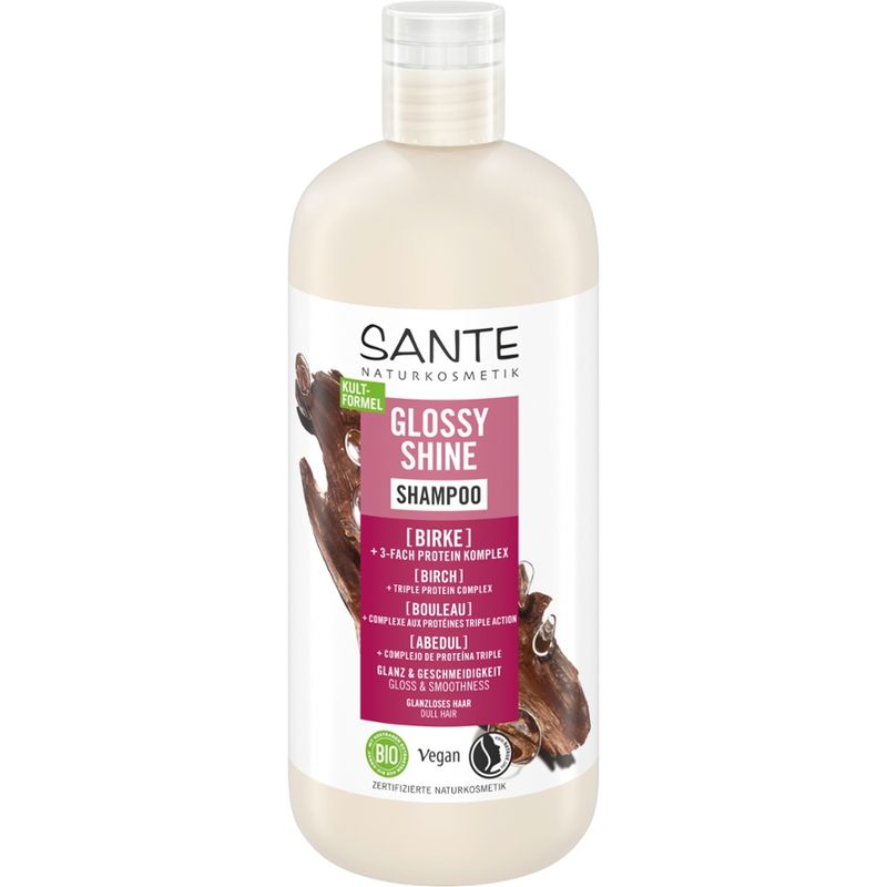 Sante SANTE GLOSSY SHINE Shampoo Birke + 3-Fach Protein Komplex - Produktbild