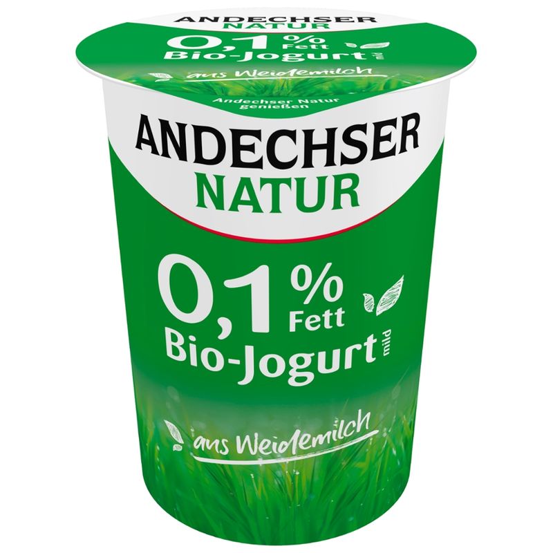 Andechser Natur Bio Jogurt mild 0,1% Becher - Produktbild