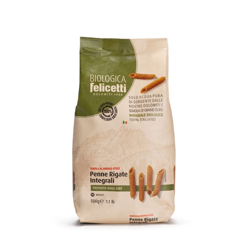 Felicetti Hartweizen Vollkorn Penne Rigate - Produktbild