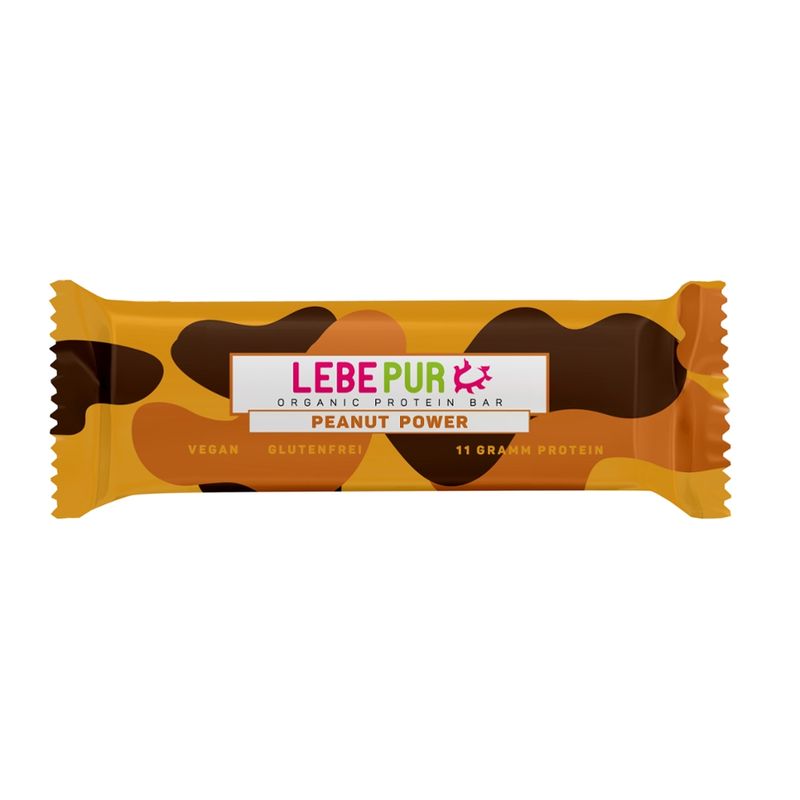 Lebepur Bio Proteinriegel Peanut Power 40 g - Produktbild