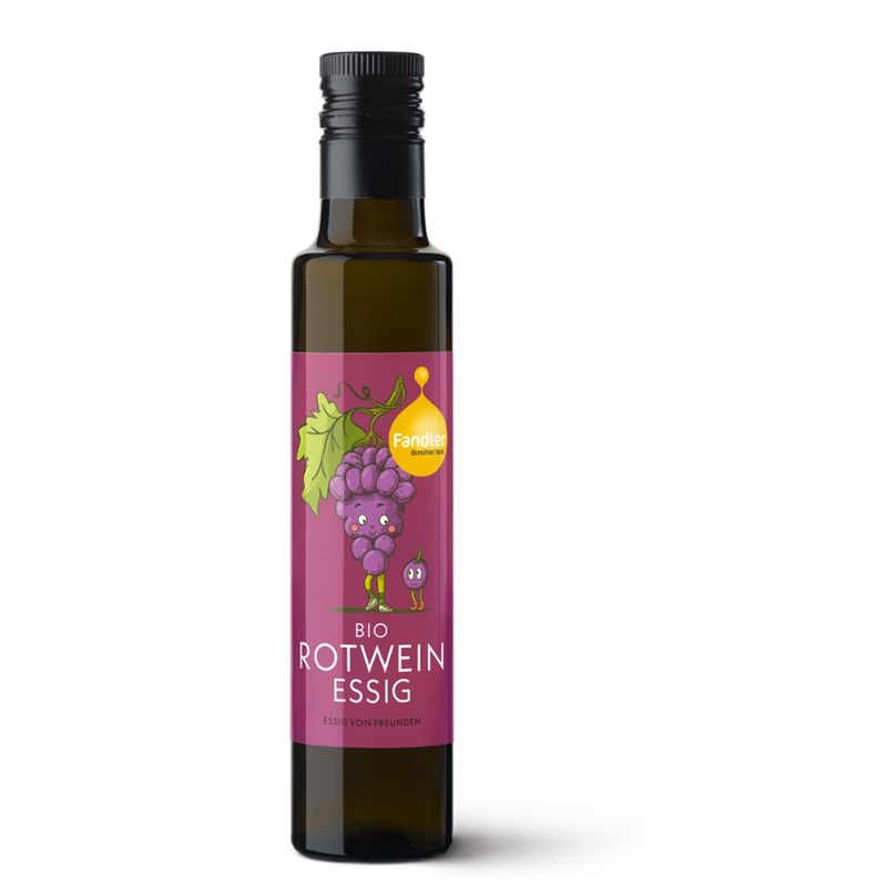 Ölmühle Fandler Fandler Bio-Rotweinessig, 250 ml - Produktbild