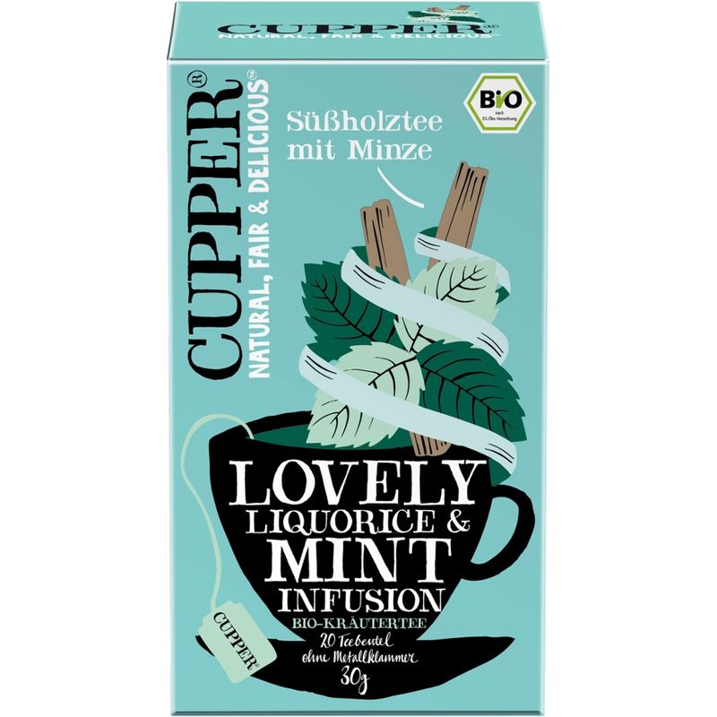 Cupper Süßholztee mit Minze - Produktbild