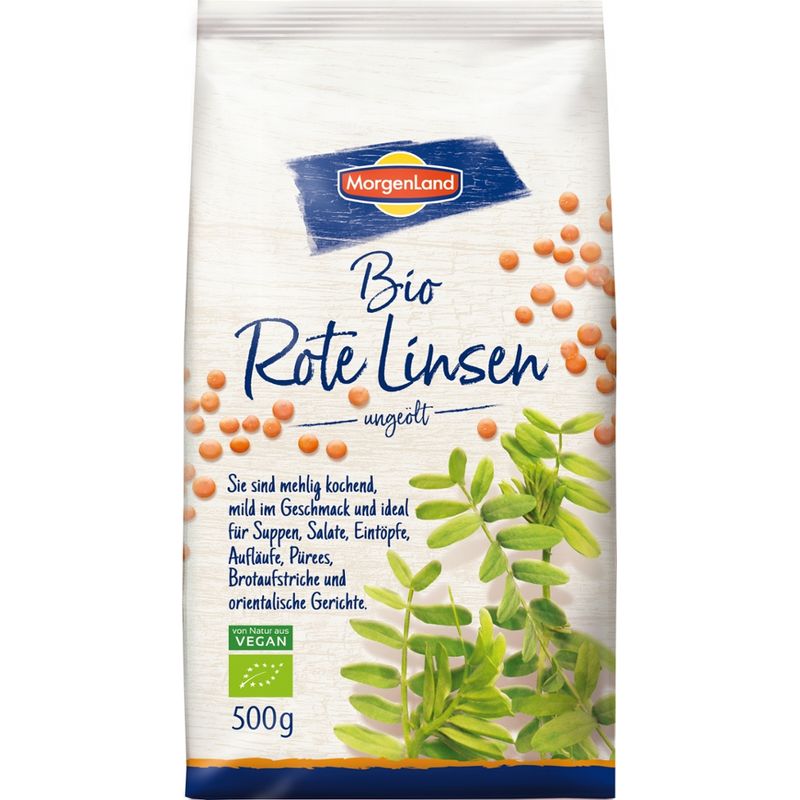 MorgenLand Bio Rote Linsen - Produktbild