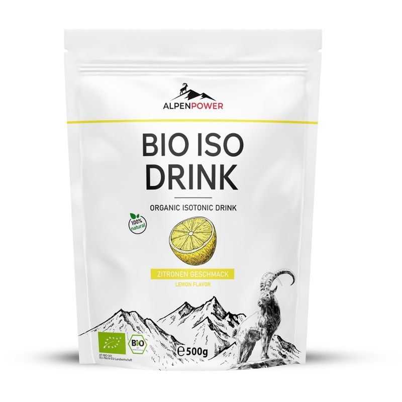 Alpenpower Bio Iso Drink- Zitrone - Produktbild