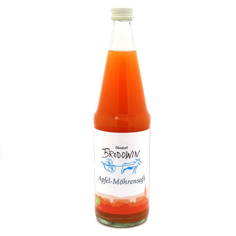 Ökodorf Brodowin Apfel-Möhrensaft 0,7l - Produktbild