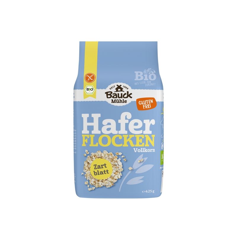 Bauck Mühle Haferflocken Zartblatt glutenfrei Bio - Produktbild
