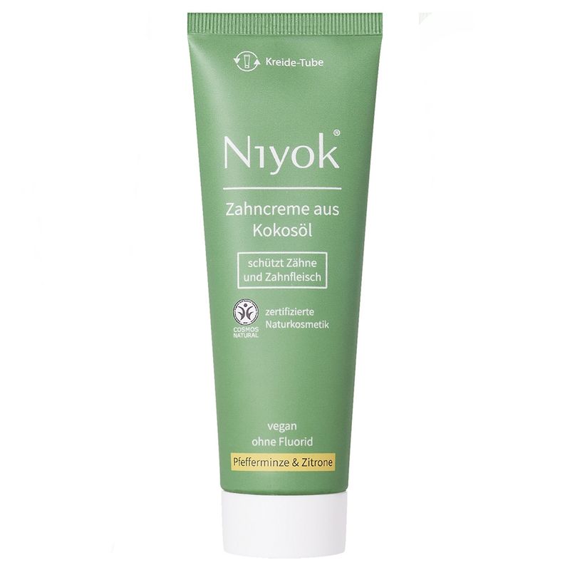 Niyok NIYOK - Dentifrice à l'huile de coco bio : Menthe poivrée & Citron - Produktbild