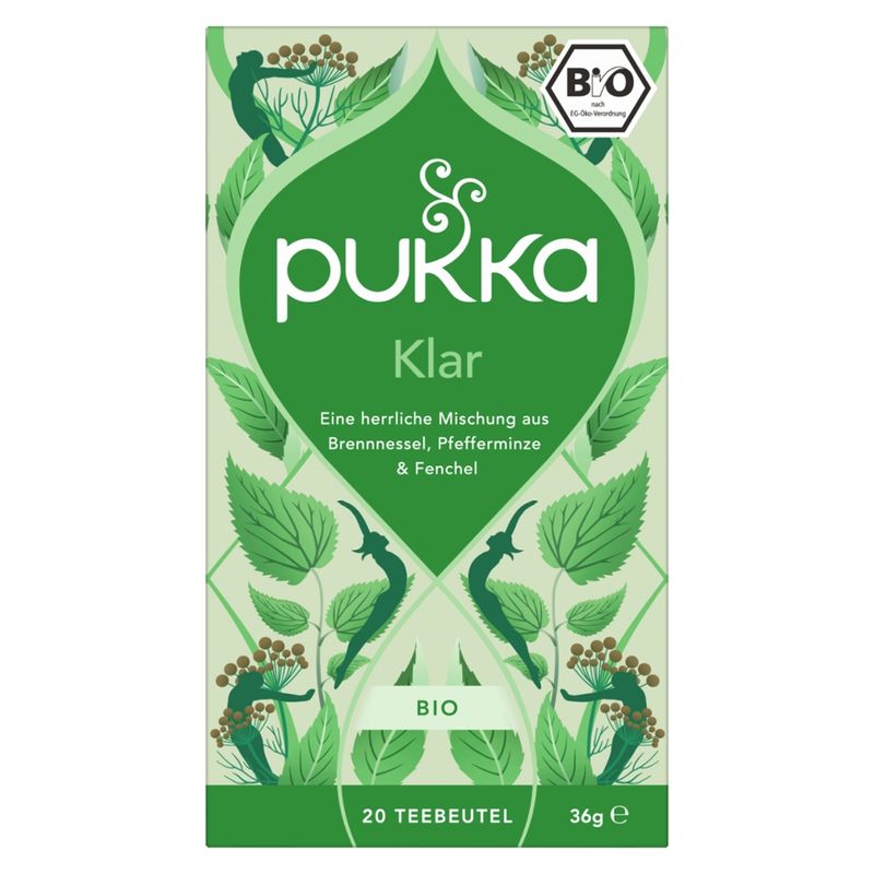 Pukka Pukka Bio-Kräutertee Klar, 20 Teebeutel - Produktbild