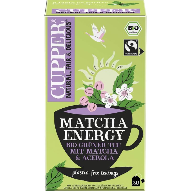 Cupper Matcha Energy - Produktbild