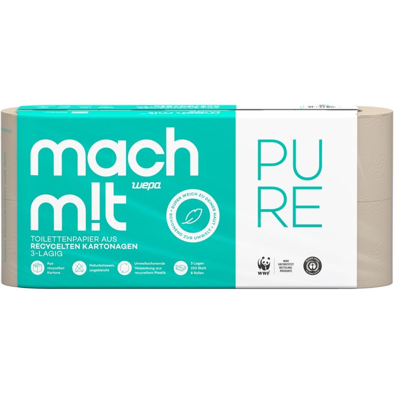 mach m!t mach m!t 8x150 3ply RCN, CHEP 27 colli a 7 CU - Produktbild