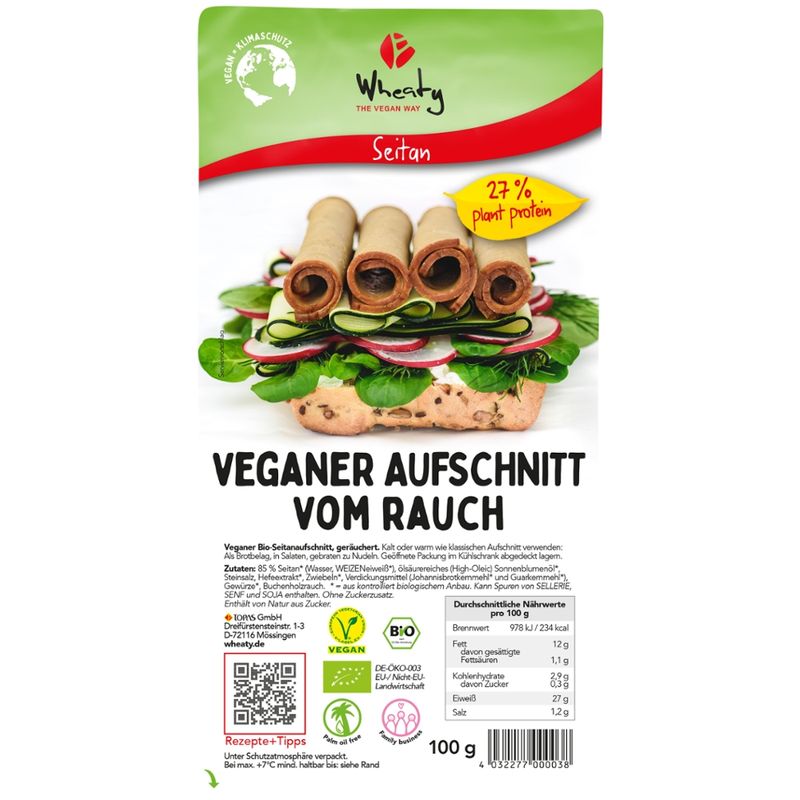 Wheaty Wheaty Veganer Aufschnitt vom Rauch - Produktbild