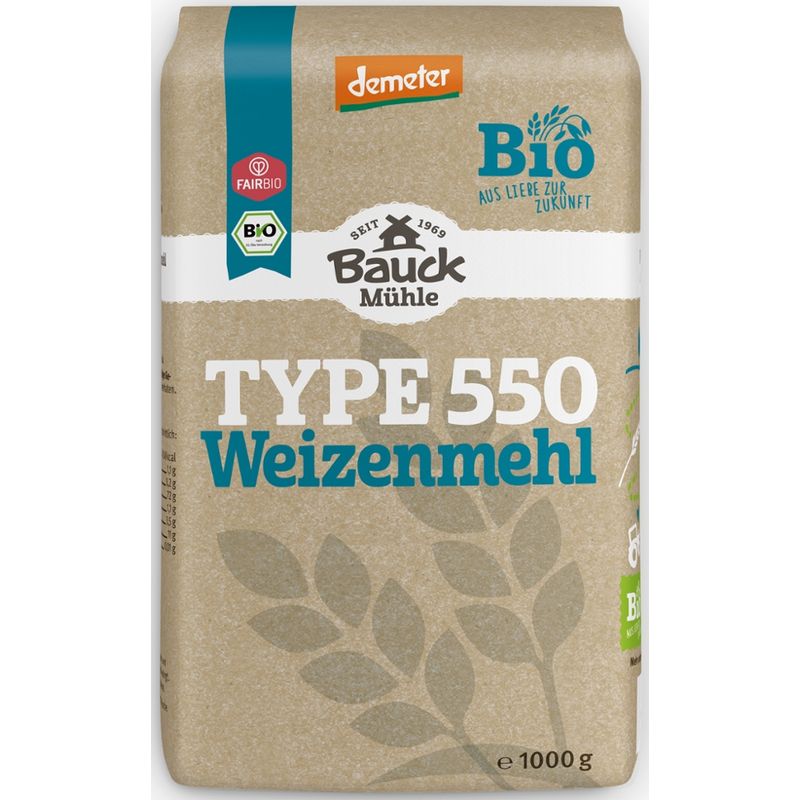 Bauck Mühle Weizenmehl Type 550 Demeter - Produktbild