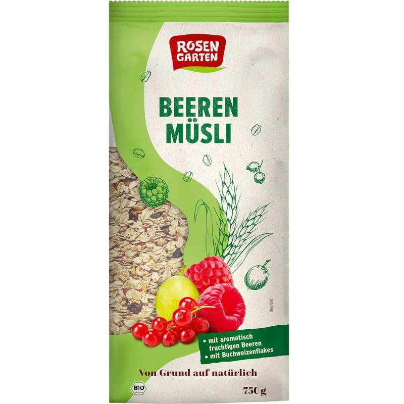 Rosengarten Beeren-Müsli - Produktbild