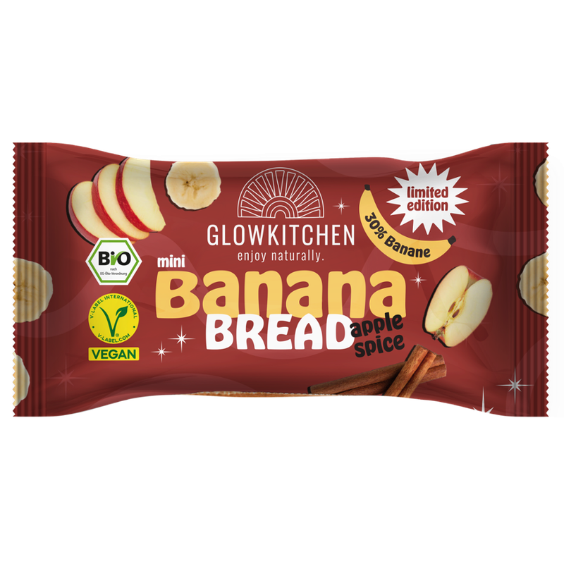 Glowkitchen Glowkitchen Banana Bread mini Apple Spice - Produktbild