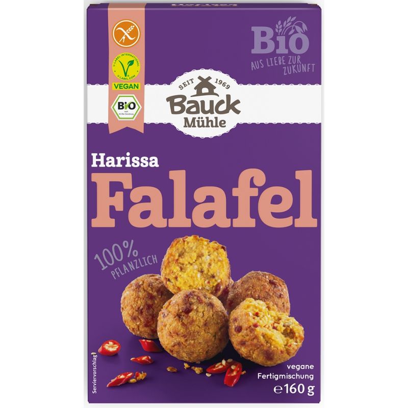 Bauck Mühle Harissa Falafel glutenfrei Bio - Produktbild