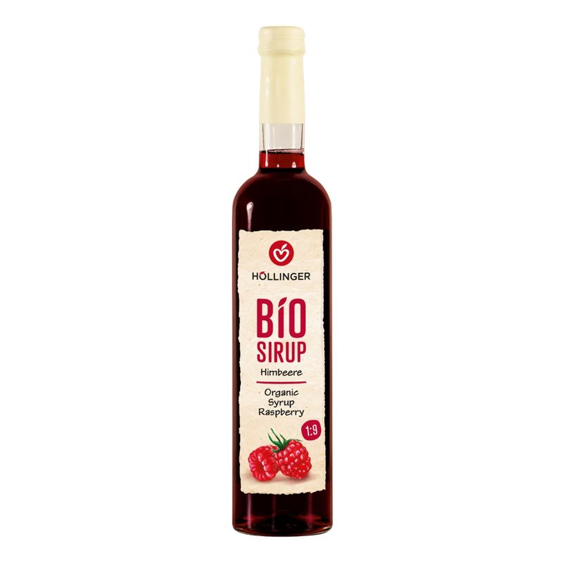 IMS Höllinger Bio Himbeer Sirup 0,5l Glass Flasche - Produktbild