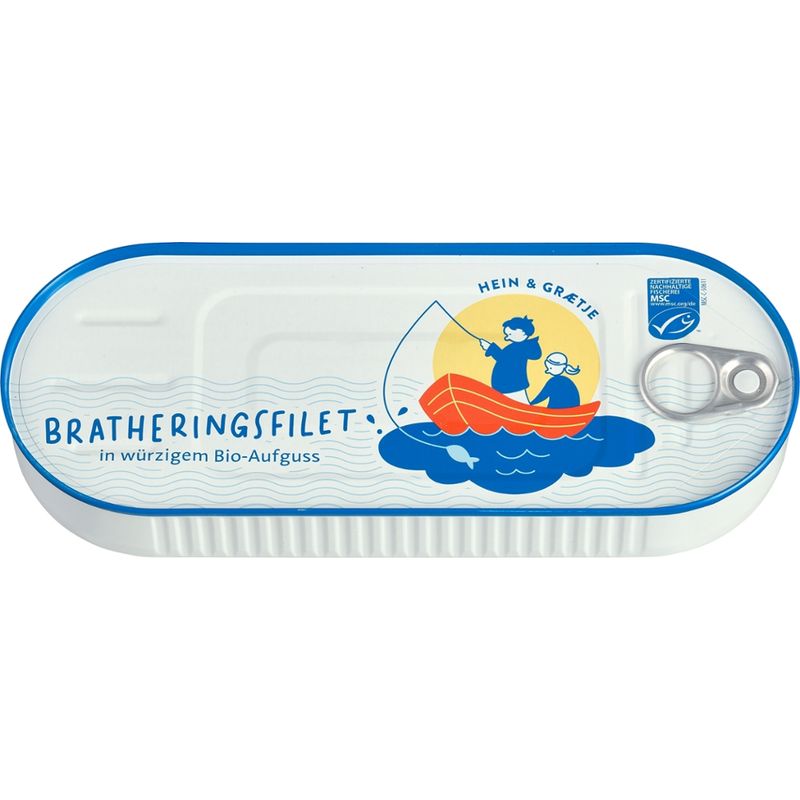 Hein & Graetje MSC "HEIN&GRAETJE" Bratheringsfilets in würziger BIO-Marinade - Produktbild