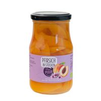 Pfirsich Stücke, sehr leicht gezuckert - Produktbild