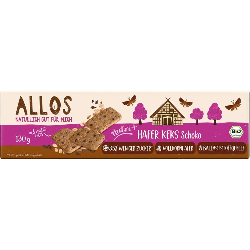 Allos Nutri + Hafer Keks Schoko - Produktbild