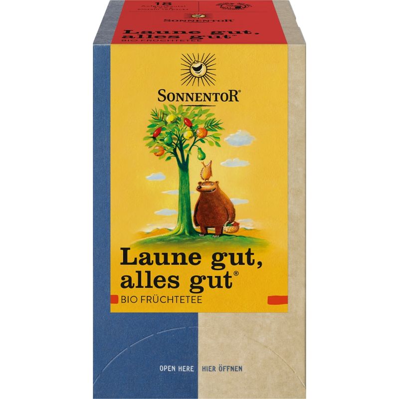 Sonnentor Laune gut, alles gut® Früchtetee, Doppelkammerbeutel - Produktbild