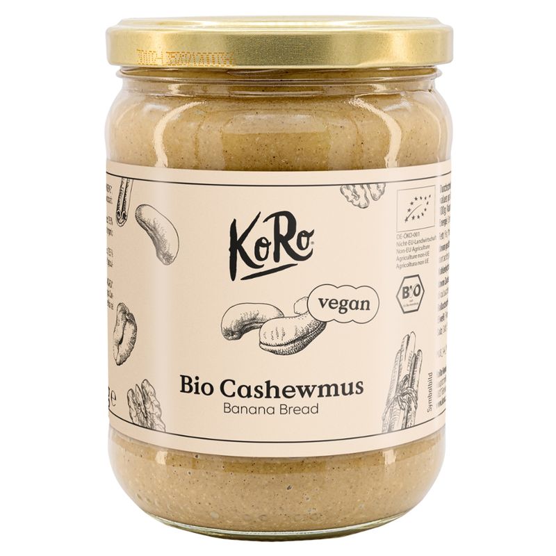 KoRo Handels GmbH Bio Cashewmus Banana Bread 500 g - Produktbild