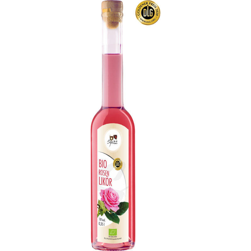 Spitz BIO Rosen Likör 0.35 l, 18 vol% - Produktbild