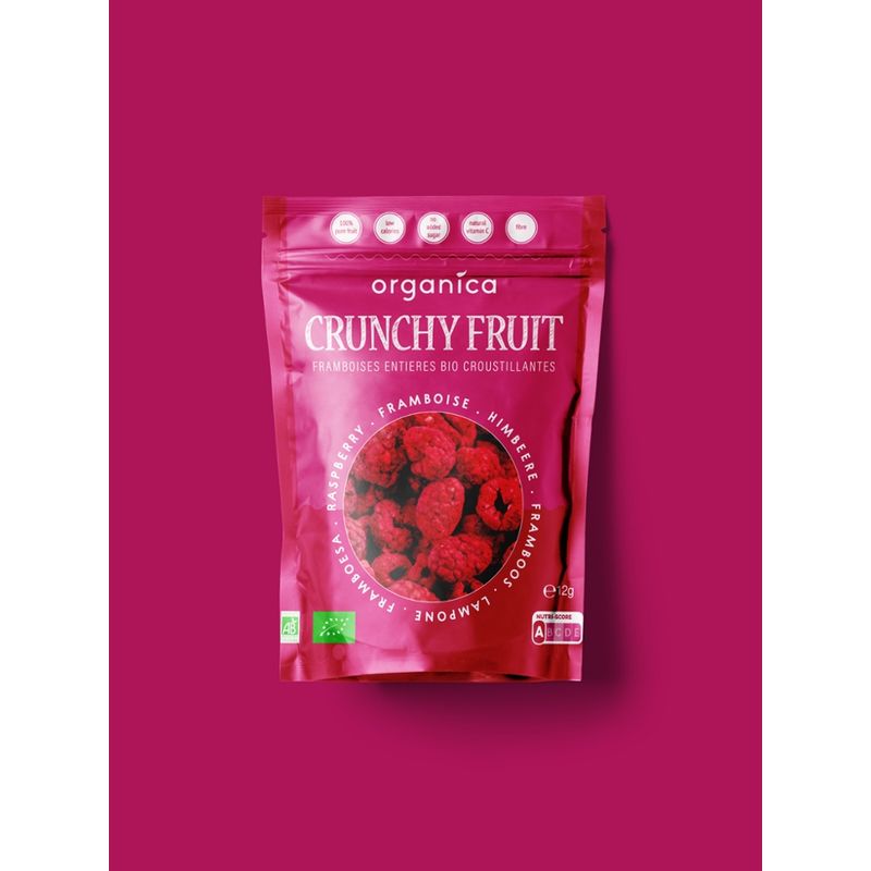 Organica Gefriergetrocknete Bio-Himbeeren - Produktbild