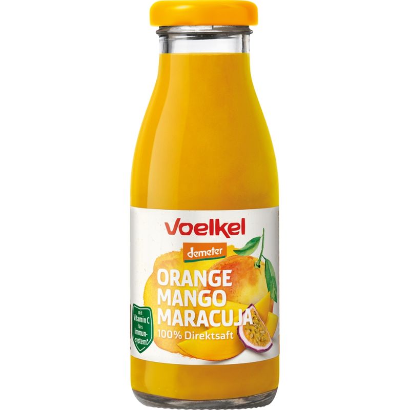 Voelkel Orange Mango Maracuja 100% Direktsaft - Produktbild
