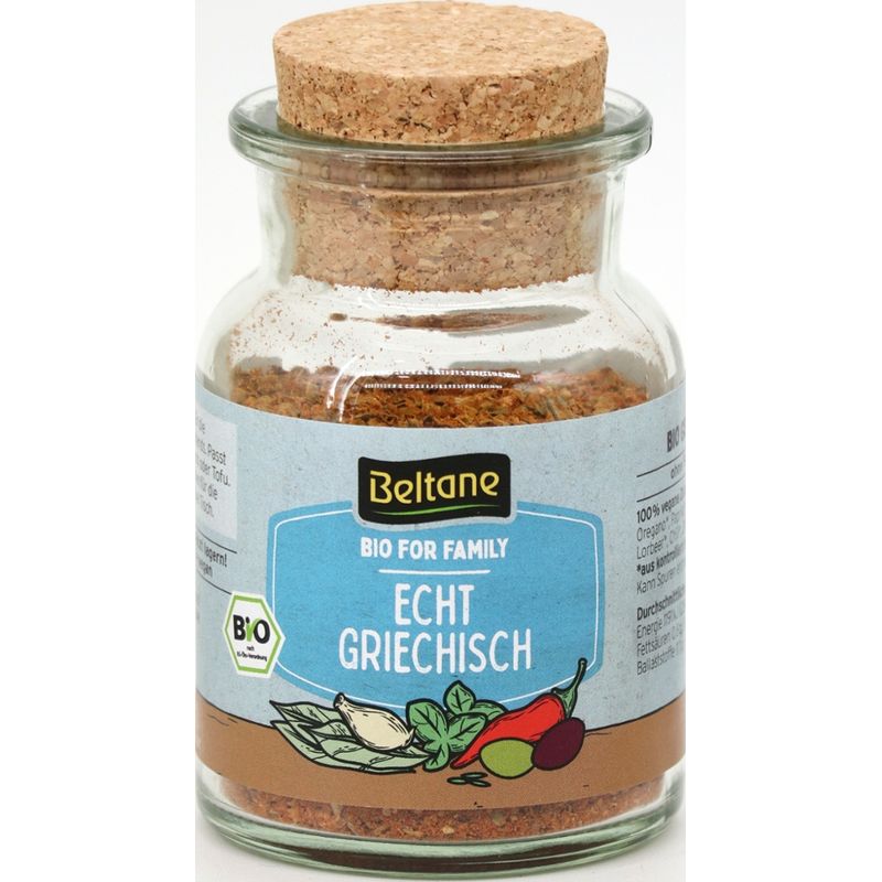 Beltane Beltane Bio for Family Echt Griechisch Korkenglas, vegan, glutenfrei, lactosefr - Produktbild