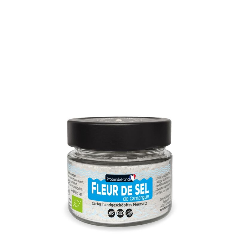 BIOENERGIE FLEUR DE SEL de Camargue, Frankreich, unjodiert, handgeschöpft, naturbelassen - Produktbild