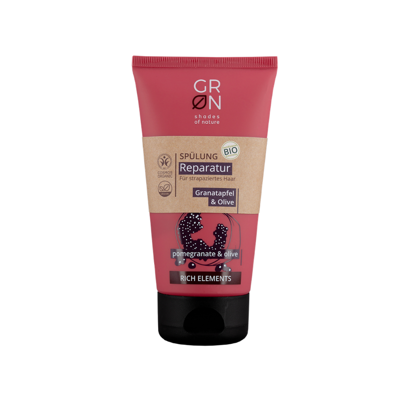 GRN GRN [GRÜN] Spülung Reparatur Bio-Olive & Bio-Granatapfel - Rich Elements - Produktbild