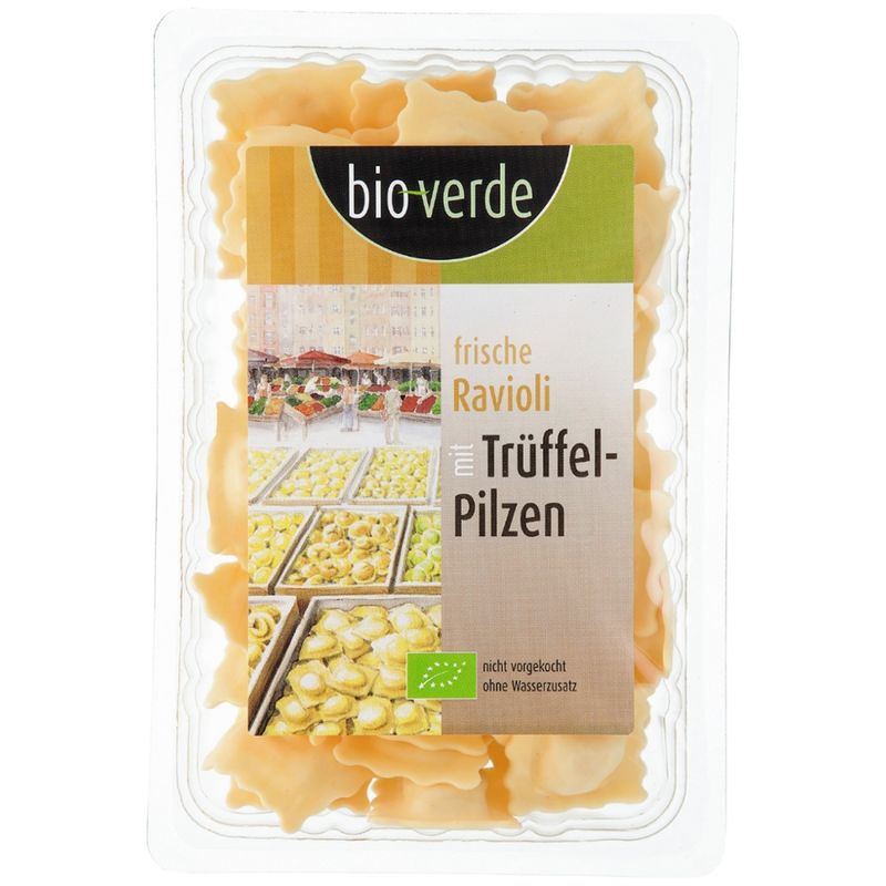 bio-verde Frische Ravioli mit Trüffelpilzen 250 g - Produktbild