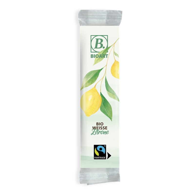 BioArt AG B. Schoko-Riegel Weiße Zitrone 30g bio, FT-Cert. - Produktbild