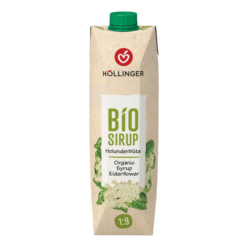 IMS Höllinger Bio Holunder Sirup 1 l Tetra Pak - Produktbild