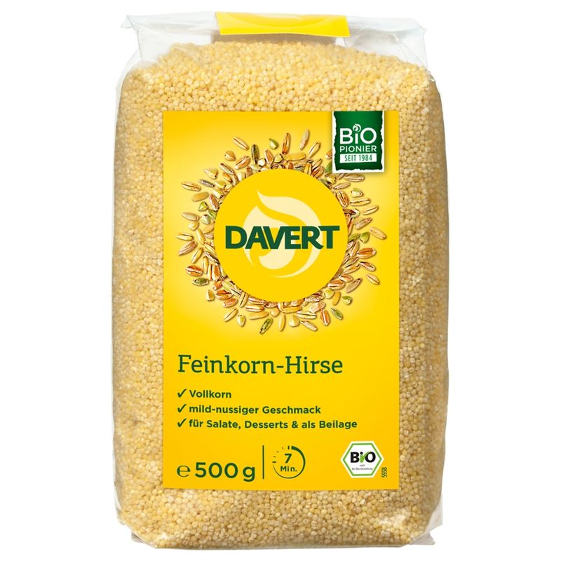 Davert Feinkorn-Hirse 500g - Produktbild