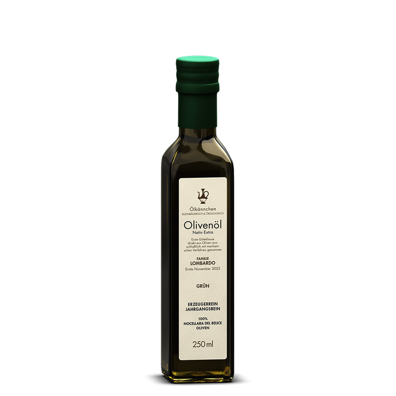 Ölkännchen Ölkännchen Familie Lombardo GRÜN, 100% Nocellara del Belice, Sizilien IT 250ml - Produktbild