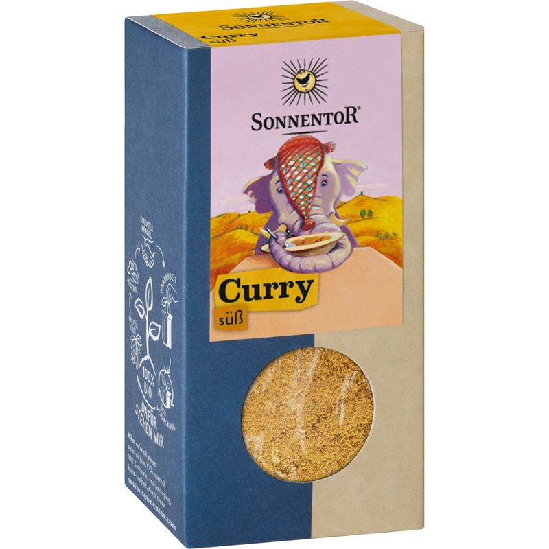 Sonnentor Curry süß, Packung - Produktbild