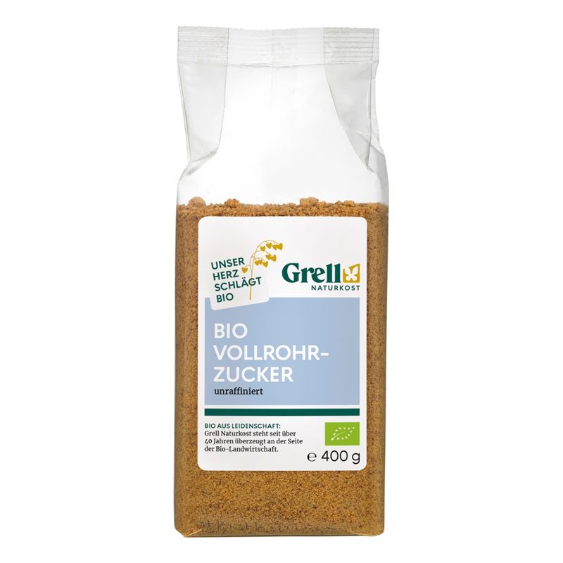 Grell Naturkost Vollrohrzucker unraffiniert - Produktbild