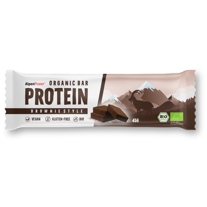 Alpenpower Bio Protein Riegel- Brownie Style - Produktbild