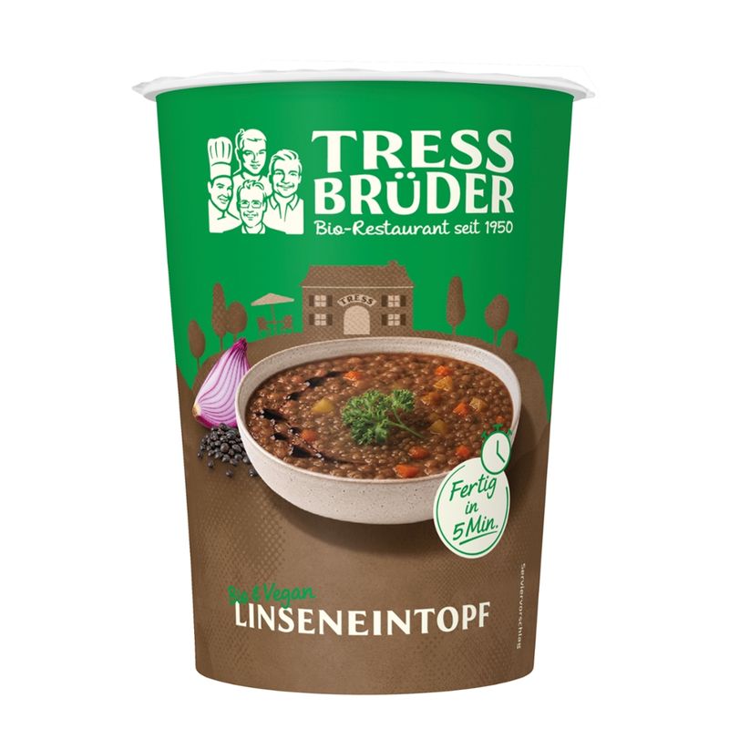 Tress Brüder Bio Linseneintopf mit Balsamico - Produktbild